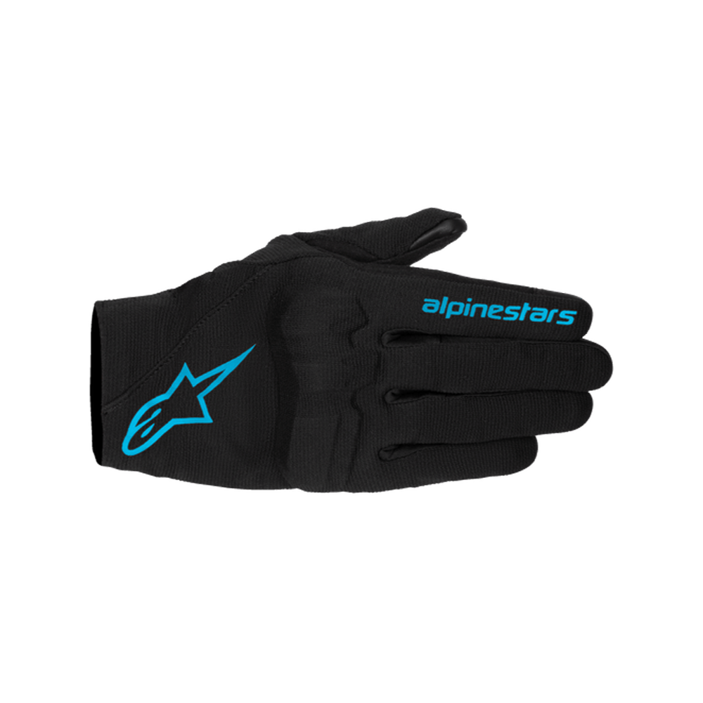 Alpinestars REEF WOMEN'S V2 GLOVES 機車手套商品照片，提供灰黑螢光粉紅、黑 海洋藍、黑白等配色，呈現手套版型、防護部件與縫製細節，方便顧客選購前比對外觀與剪裁樣式。