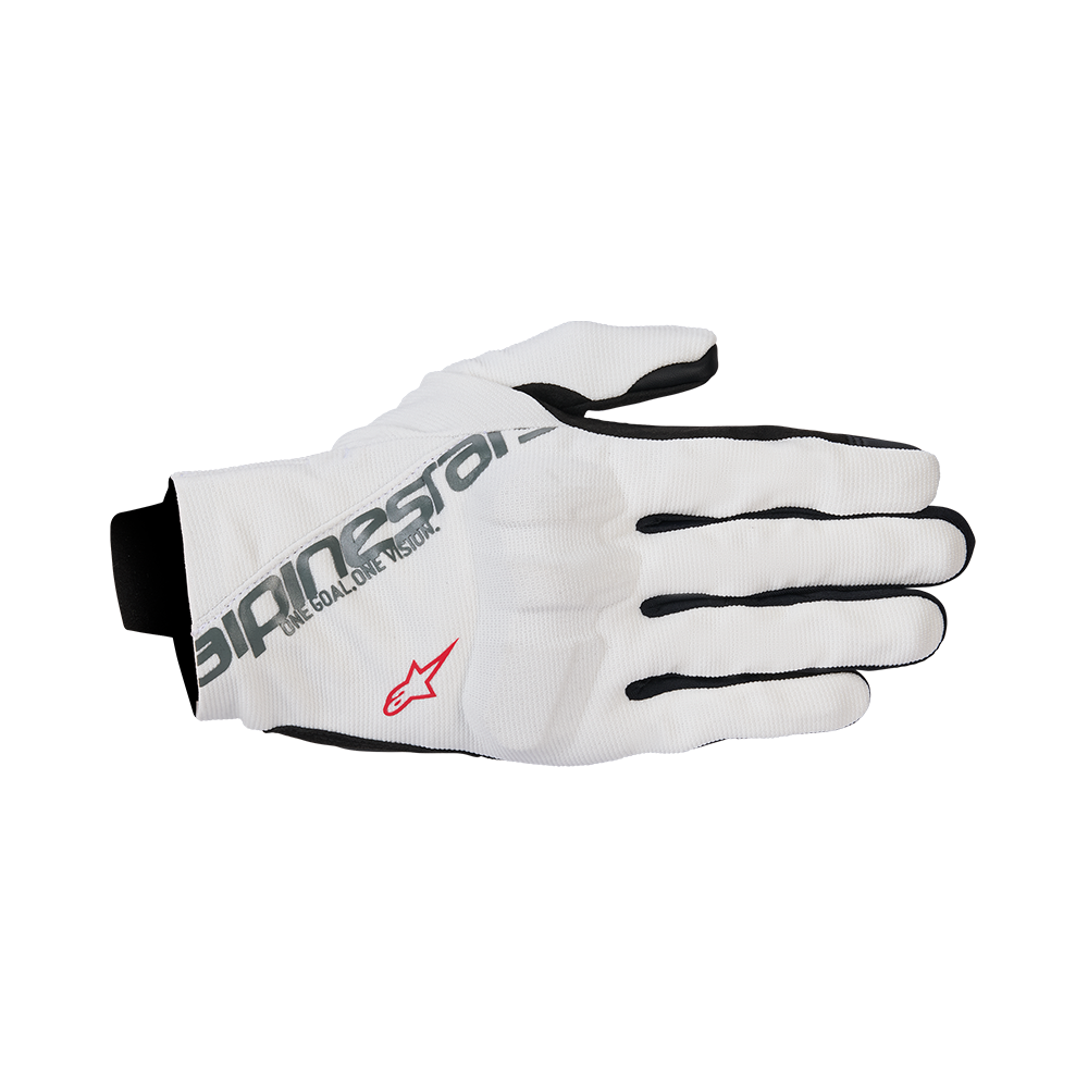 Alpinestars SHELTER GLOVES*ASIA 機車手套商品照片，提供米白 黑、黑色 焰紅、黑等配色，呈現手套版型、防護部件與縫製細節，方便顧客選購前比對外觀與剪裁樣式。