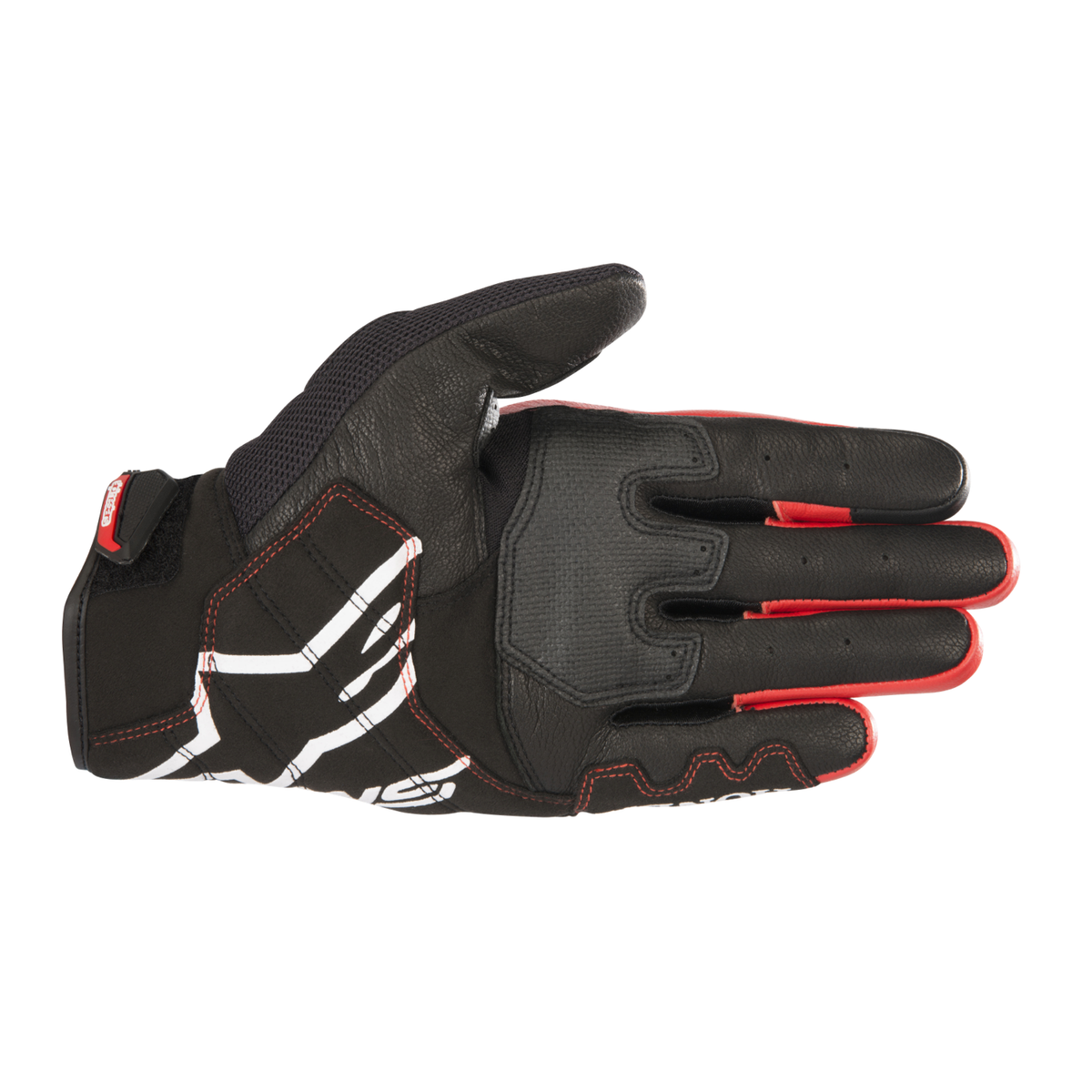 Alpinestars SMX-2 AIR CARBON V2 GLOVE (HONDA) 機車手套商品照片，提供黑紅等配色，呈現手套版型、防護部件與縫製細節，方便顧客選購前比對外觀與剪裁樣式。