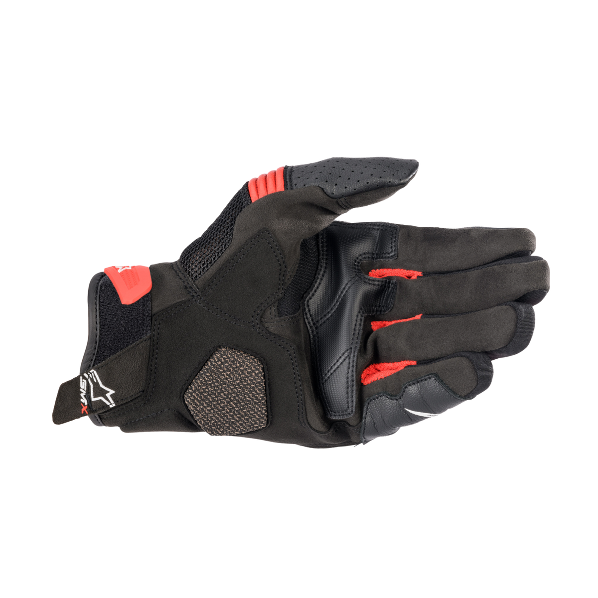 Alpinestars SMX-R GLOVES *ASIA 機車手套商品照片，提供黑黑、黑白、黑白紅、黑紅白、黑 深藍 白等配色，呈現手套版型、防護部件與縫製細節，方便顧客選購前比對外觀與剪裁樣式。
