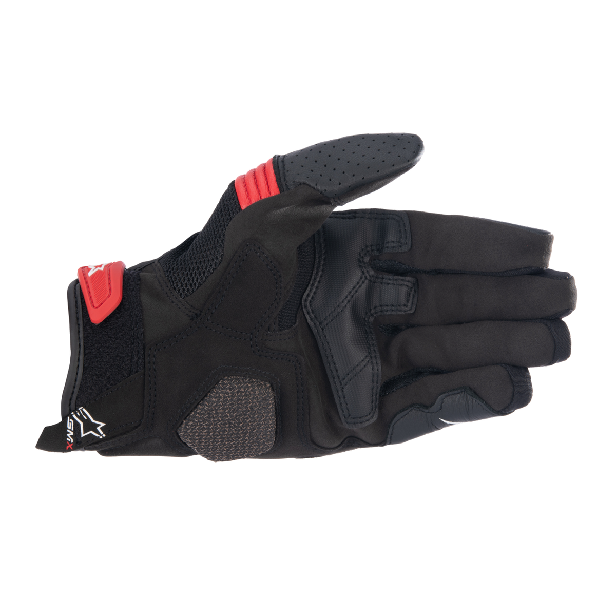 Alpinestars SMX-R GLOVES *ASIA 機車手套商品照片，提供黑黑、黑白、黑白紅、黑紅白、黑 深藍 白等配色，呈現手套版型、防護部件與縫製細節，方便顧客選購前比對外觀與剪裁樣式。