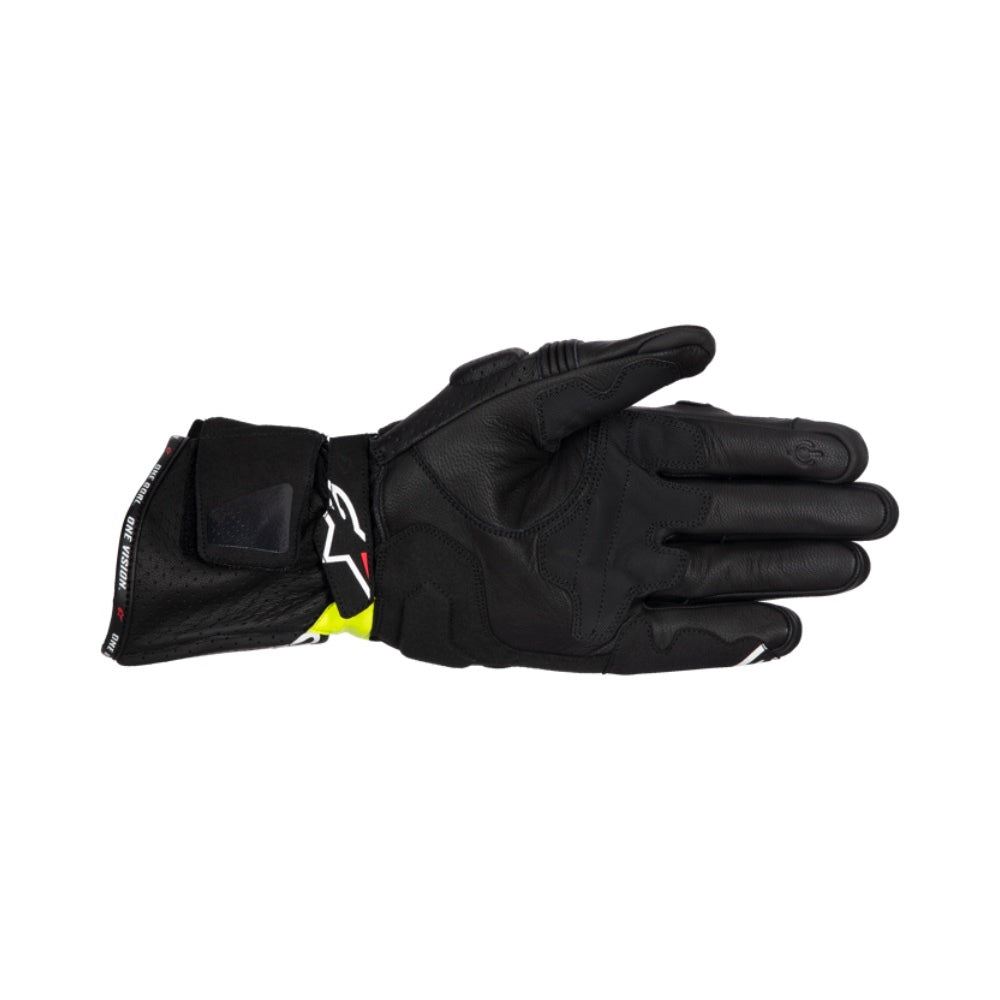 Alpinestars SP-3 GLOVES 機車手套商品照片，提供黑紅白、黑螢光黃白、黑白紅、黑等配色，呈現手套版型、防護部件與縫製細節，方便顧客選購前比對外觀與剪裁樣式。