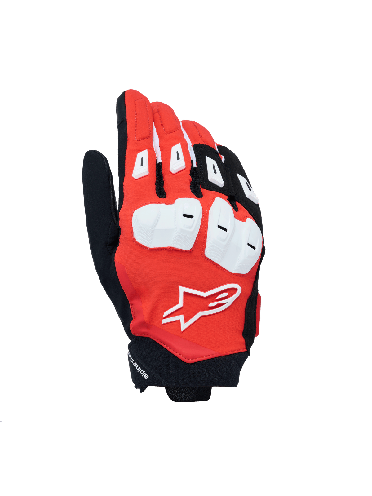 Alpinestars SP X 3 GLOVES*ASIA 機車手套商品照片，提供黑白金、黑白、黑色 白色 深灰色、亮紅色 螢光紅 黑色等配色，呈現手套版型、防護部件與縫製細節，方便顧客選購前比對外觀與剪裁樣式。