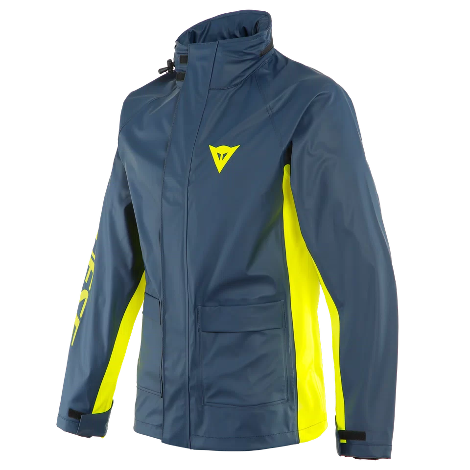 DAINESE STORM 2 UNISEX JACKET BLACK-IRIS/FLUO-YELLOW