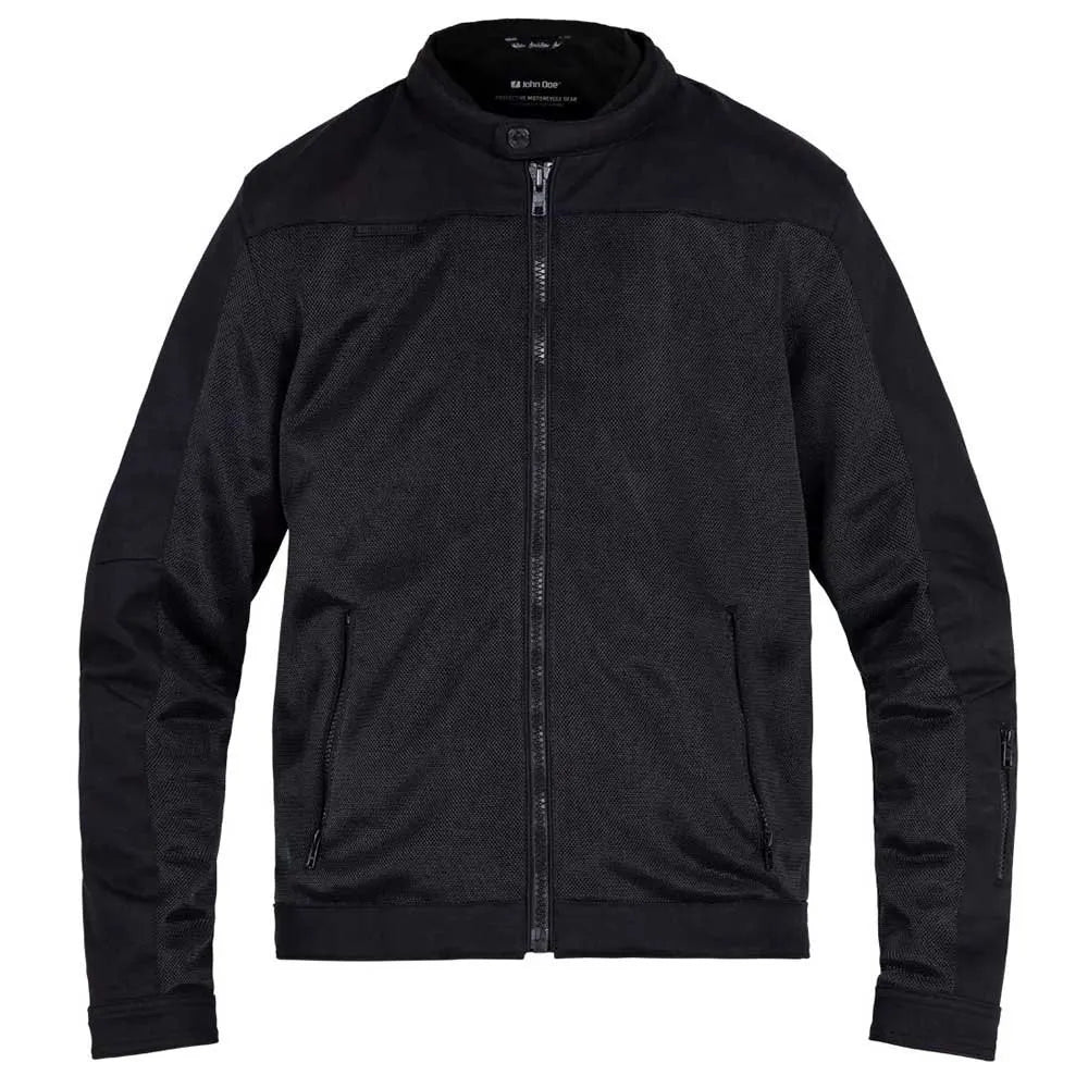 John Doe J8001 Aero Mesh Jacket 黑 正面