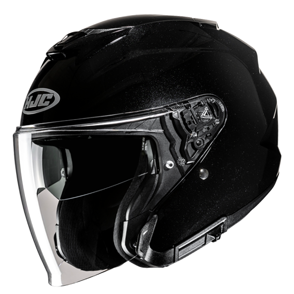 HJC i31 METAL BLACK 亮黑 3/4罩安全帽