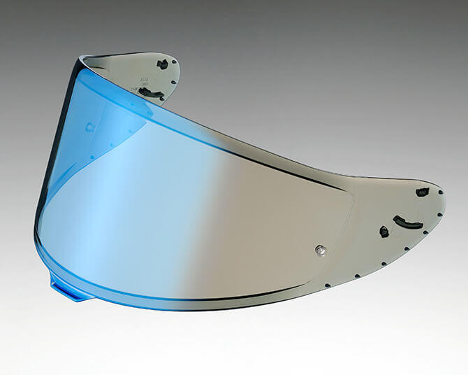 SHOEI X-Fifteen CWR-F2 SMOKE MIRROR 電鍍藍