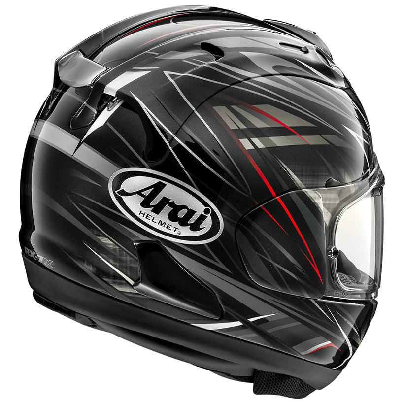ARAI RX-7X Radical Black 後方