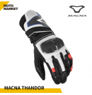 Macna Thandor 摩托車手套 黑白紅