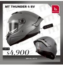 MT_THUNDER 4 SV 素色 全罩安全帽