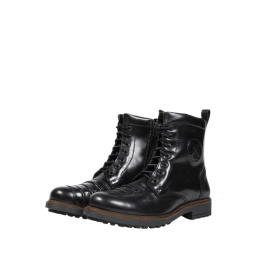 JOHN DOE Falcon Black Shoes 皮革車靴