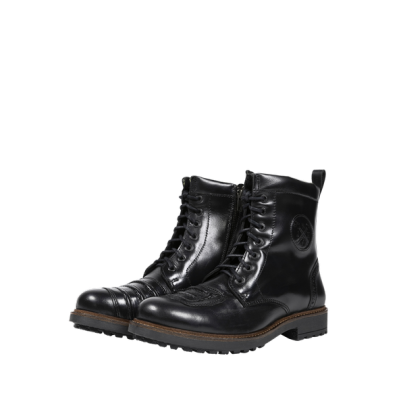 JOHN DOE Falcon Black Shoes 皮革車靴