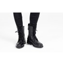 JOHN DOE Jackie Women High Heel Black 女 皮革車靴