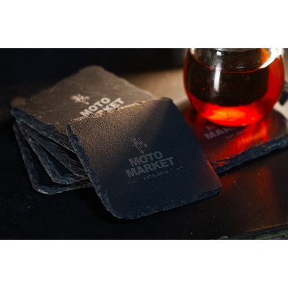 經典品牌Logo 石板杯墊 經典品牌Logo 石板杯墊