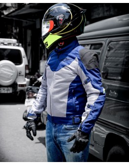 ALPINESTARS 防摔衣 亞洲版 BAYSHORE AIR JACKET 藍灰黃 L號 XL號 代理商公司貨 絕版品