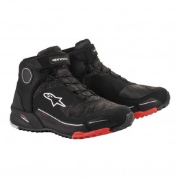ALPINESTARS CR-X DRYSTAR RIDING SHOES #黑迷彩紅