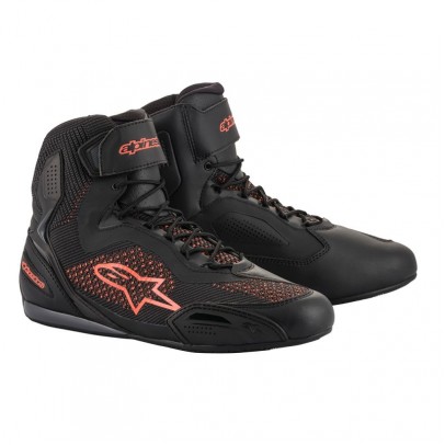 ALPINESTARS FASTER-3 RIDEKNIT SHOES 防摔 短筒車靴 #黑紅