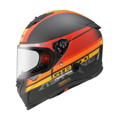 ASTONE GTB800 全罩安全帽 彩繪 平光黑 AO10紅 內墨片 內置鏡片 淺墨風鏡 彩繪 通勤