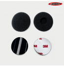 BIKECOMM 騎士通 藍芽耳機配件 #一般版耳機海棉薄套 (2入一組)