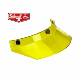 美國 Biltwell Moto Visor 帽簷 通用型 復古帽 #透明黃