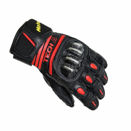 MOTO46 V2 Gloves 防摔短手套 Black/Red #黑紅