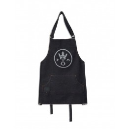 Pando Moto APRON BLACK 義大利頂級CANDIANI牛仔布圍裙