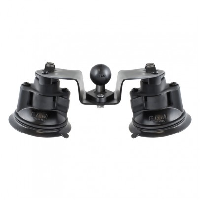 RAM® 【RAM-B-189B-PIV1U】 Twist-Lock™ 雙吸盤球座