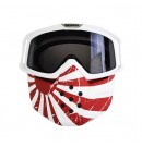 SHARK DRAK GOGGLE & MASK JAPAN OS 防風鏡面罩 旭日旗