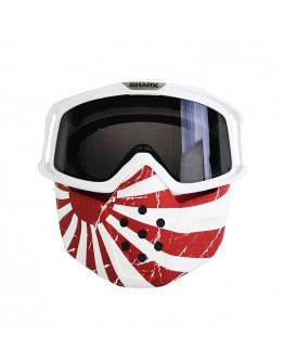 SHARK DRAK GOGGLE & MASK JAPAN OS 防風鏡面罩 旭日旗