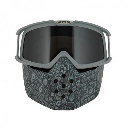 SHARK RAW DRAK GOGGLE ALL OVER OS 防風鏡面罩 彩繪