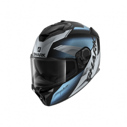 SHARK SPARTAN GT ELGEN 全罩式安全帽 彩繪霧面 HE7054KSS #黑銀藍