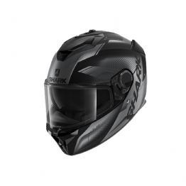SHARK SPARTAN GT ELGEN 全罩式安全帽 彩繪霧面 HE7054KAA #黑灰