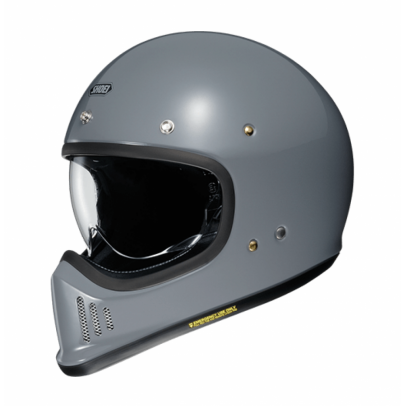 SHOEI EX-ZERO 復古 全罩安全帽 素色款 #水泥灰