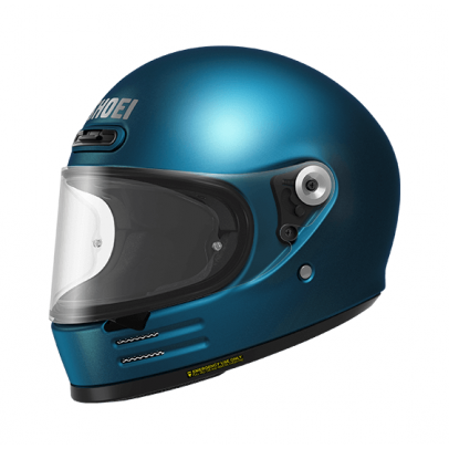 SHOEI GLAMSTER 復古 全罩安全帽 素色款 #拉古納藍