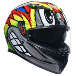 AGV K3 BIRDY 2.0 GREY YELLOW RED 
