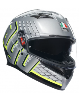 AGV K3 FORTIFY GREY BLACK YELLOW FLUO 