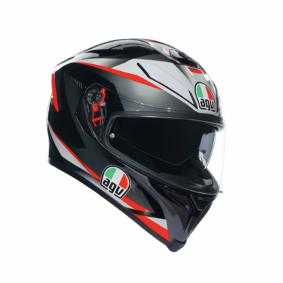 AGV K5S PLASMA BLACK/GREY/RED