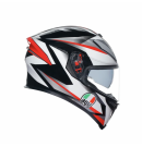 AGV K5S PLASMA WHITE/BLACK/RED