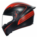 AGV K1S WARMUP MATT BLACK/RED 
