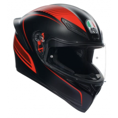 AGV K1S WARMUP MATT BLACK/RED 