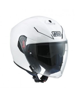AGV 帽 K-5 JET 3/4罩安全帽 素色 #White 亮白