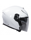 AGV 帽 K-5 JET 3/4罩安全帽 素色 #White 亮白