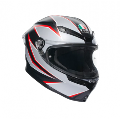 AGV K6 S FLASH MATT BLACK GRAY RED
