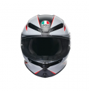 AGV K6 S FLASH MATT BLACK GRAY RED