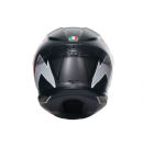 AGV K6 S FLASH MATT BLACK GRAY RED