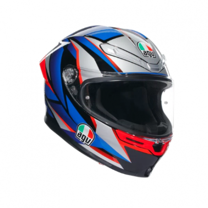AGV K6 S SLASHCUT BLACK BLUE RED