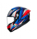 AGV K6 S SLASHCUT BLACK BLUE RED