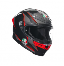AGV K6 S SLASHCUT BLACK GRAY RED AGV K6 S SLASHCUT BLACK GRAY RED