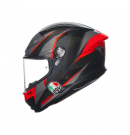 AGV K6 S SLASHCUT BLACK GRAY RED AGV K6 S SLASHCUT BLACK GRAY RED