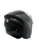 AGV 安全帽 K5 JET EVO 四分之三罩 內墨鏡 Control Matt Black /White